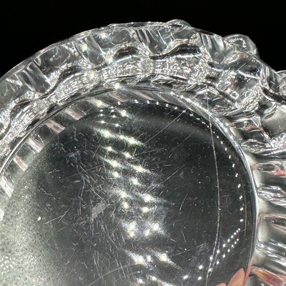 1970s Orrefors Princess Cut Swedish Crystal Glass Dish - Picture 17 of 17
